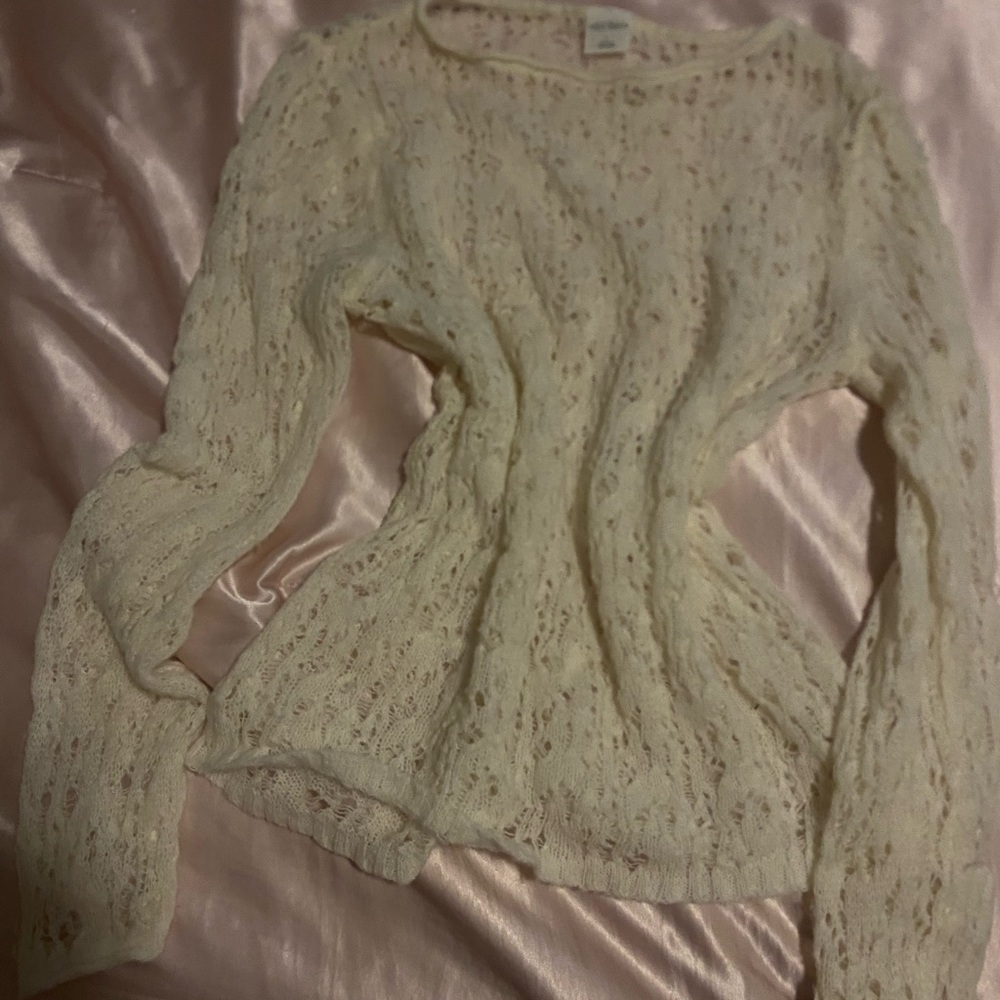 Wild Fable Knit Long Sleeve Sweater - Size L - Soft Lightweight Weave Pullover